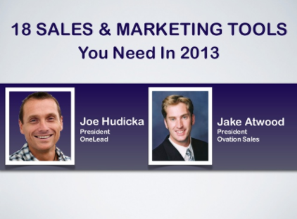 top 18 sales and marketing tools
